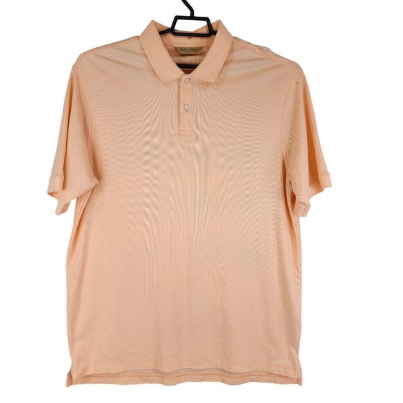 Mens Peach Roundtree & Yorke Gold Label Polo Shirt Short Sleeve Size XLT - Picture 1 of 10